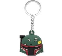 Star Wars – Porte-clés Boba Fett 3 cm 28906 Vert/Rouge Taille unique