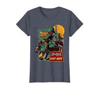Star Wars Boba Fett Mandalorian Bounty Hunter T-Shirt, Femme, Bleu Chiné, S