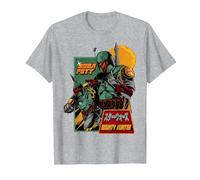 Star Wars Boba Fett Mandalorian Bounty Hunter T-Shirt, Homme, Gris Chiné, S