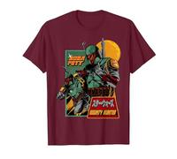 Star Wars Boba Fett Mandalorian Bounty Hunter T-Shirt, Homme, Marron, L