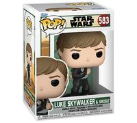 Star Wars Book Of Boba Fett Luke Skywalker & Grogu Pop #583 Vinyl Figurine Funko