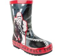 Star Wars - Bottes en caoutchouc pour garçons "Rule The Galaxy" NS7221 (25 UE) (Noir/Rouge)