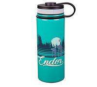 Star Wars Bouteille d'eau en acier inoxydable - Endor rétro et Fun - Thermos - 510,3 gram