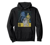 Star Wars C-3PO & R2-D2 Darth Vader Poster Sweat à Capuche