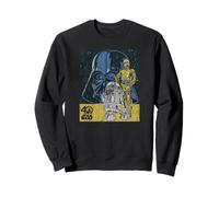 Star Wars C-3PO & R2-D2 Darth Vader Poster Sweatshirt