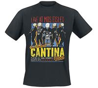 Star Wars Cantina Band on Tour Homme T-Shirt Manches Courtes Noir M