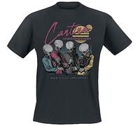 Star Wars Cantina Miami Homme T-Shirt Manches Courtes Noir L 100% Coton Regular/Coupe Standard