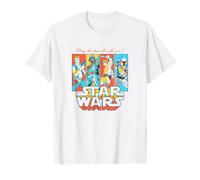 Star Wars Cast Panels Logo May The Force Be With You T-Shirt
