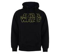 Star Wars Logo de Base Sweat à Capuche, Noir, XL Homme