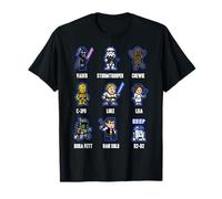 Star Wars Character Pixel Wars T-Shirt