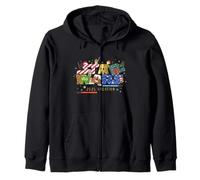 Star Wars Christmas Group Shot Cute Kanji Big Chest Logo Sweat à Capuche