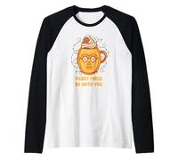 Star Wars Christmas Merry Force Be with You C-3PO Mug Manche Raglan
