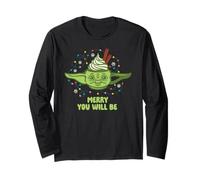 Star Wars Christmas Merry You Will Be Yoda Cocoa Mug Manche Longue
