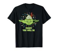 Star Wars Christmas Merry You Will Be Yoda Cocoa Mug T-Shirt