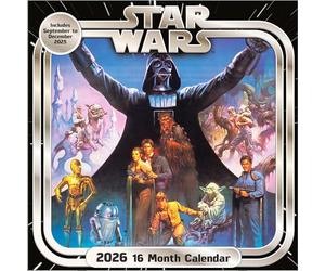 Star Wars Classic 2026 Square Calendar