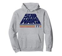 Star Wars Classic Retro Slanted Logo Striped '77 Sweat à Capuche