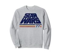 Star Wars Classic Retro Slanted Logo Striped '77 Sweatshirt