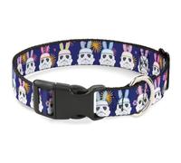 Star Wars Collier pour Animal Domestique Boucle en Plastique Star Wars Stormtrooper Oreilles de Lapin de Pâques Violet 33 à 43 cm 3,8 cm de Large