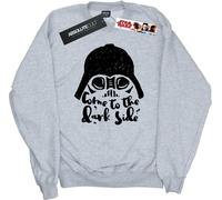 Star Wars - "Come To The Dark Side" Sweatshirt für Herren BI45376 (L) (Grau)