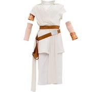 Star Wars - Costume "Deluxe" '" '"Rey"" - Fille BN5344 (104) (Blanc)