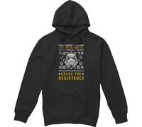 Star Wars - "Crush The Resistance This Christmas" Sweat à capuche pour homme TV4469 (L) (Noir)