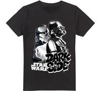 Star Wars - "Dark Side Duo" T-shirt pour homme TV3666 (M) (Noir)