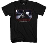 STAR WARS Dark Vador T-shirt pour homme avec inscription « Leadership », Full color, Taille M