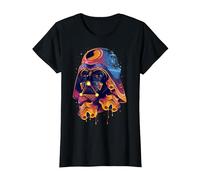Star Wars Dark Vador & Troopers Groovy Drip Poster T-Shirt, Femme, Noir, XXL