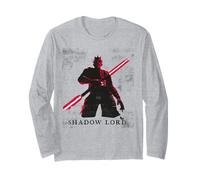 Star Wars Darth Maul Lord Dark Side Vintage Manche Longue