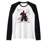 Star Wars Darth Maul Lord Dark Side Vintage Manche Raglan