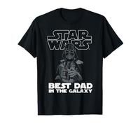 Star Wars Darth Vader Best Dad In The Galaxy Papa Père T-Shirt