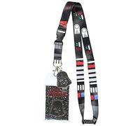 Star Wars Darth Vader ID Lanyard porte-badge avec pendentif en caoutchouc 1,5"