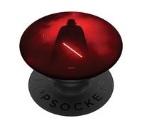 Star Wars Darth Vader Red Lightsaber Shadow PopSockets PopGrip Adhésif