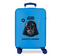 Star Wars Darth Vader Valise de Cabine Bleue 38 x 55 x 20 cm Rigide ABS Fermeture à Combinaison latérale 34 L 2 kg 4 Roues Doubles Bagage à Main