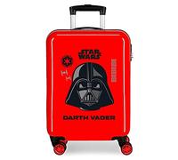 Star Wars Darth Vader Valise de Cabine Rouge 38 x 55 x 20 cm Rigide ABS Fermeture à Combinaison latérale 34 L 2 kg 4 Roues Doubles Bagage à Main
