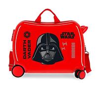 Star Wars Darth Vader Valise pour Enfant Rouge 50 x 38 x 20 cm Rigide ABS Fermeture à Combinaison latérale 34 L 1,8 kg 4 Roues Bagage à Main