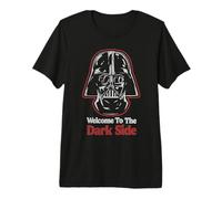 Star Wars Darth Vader Welcome to The Dark Side Distressed T-Shirt Haut de Gamme
