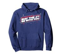 Star Wars Day May The 4th Be with You Classic Text Font Sweat à Capuche