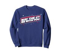 Star Wars Day May The 4th Be with You Classic Text Font Sweatshirt