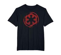 Star Wars Distressed Empire Logo Rust T-Shirt, Homme Grandes Tailles, Noir, 3X Tall