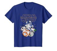Star Wars Droid Group T-Shirt, Enfant, Bleu Royal, 2 Ans