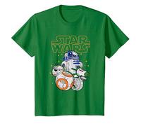 Star Wars Droid Group T-Shirt, Enfant, Vert Kelly, 3 Ans