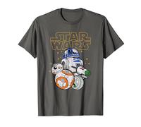 Star Wars Droid Group T-Shirt, Homme, Asphalte, 6XL