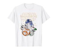 Star Wars Droid Group T-Shirt, Homme, Blanc, XL