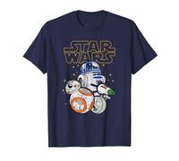 Star Wars Droid Group T-Shirt, Homme, Bleu Marine, XXL