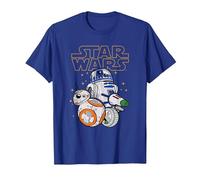 Star Wars Droid Group T-Shirt, Homme, Bleu Royal, XL