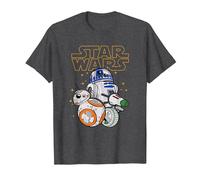 Star Wars Droid Group T-Shirt, Homme, Chiné Foncé, M