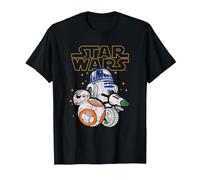 Star Wars Droid Group T-Shirt, Homme, Noir, 4XL
