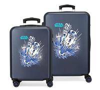 Star Wars Droïdes, Bleu Marine, 48x68x26 cms, Set valises