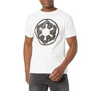 STAR WARS Empire Emblem T-Shirt, Blanc, M Homme